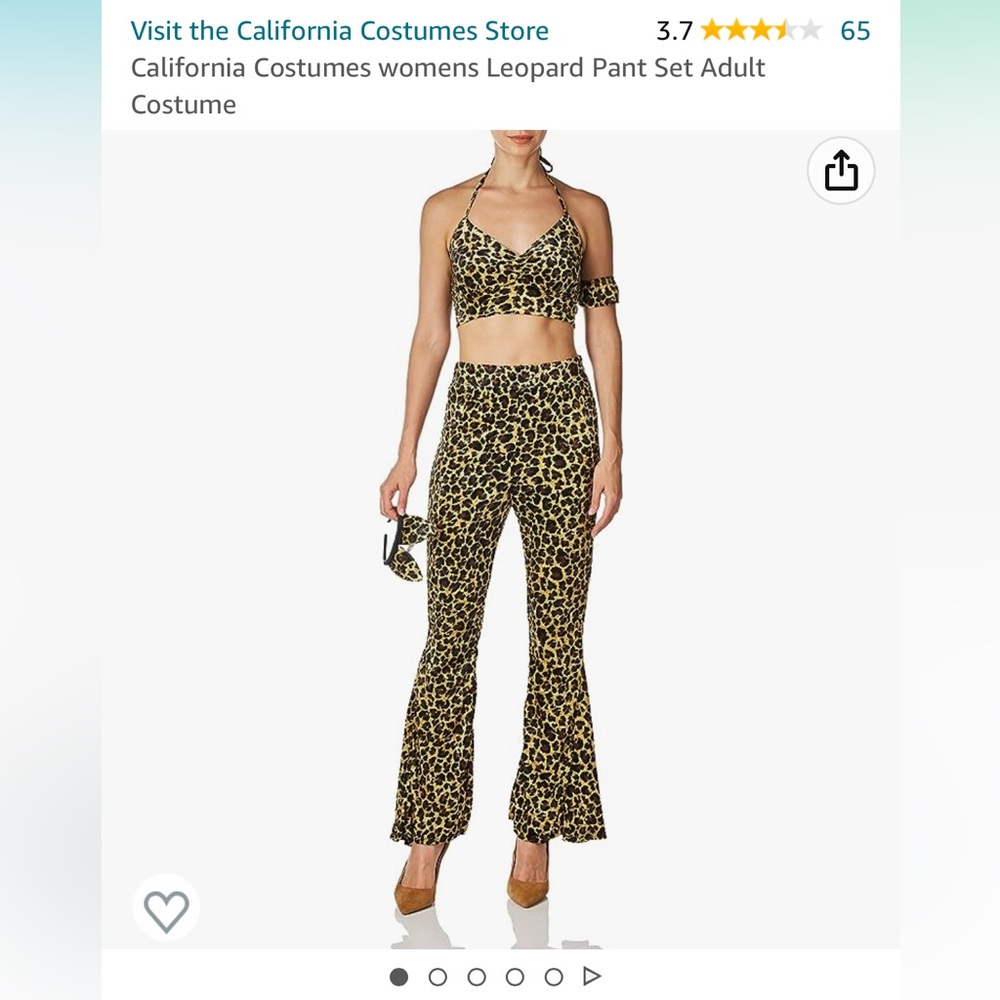 Never worn leopard pant set - XL